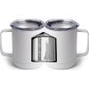10 oz. White Stainless Steel Coffee Mug Thumbnail