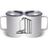 10 oz. White Stainless Steel Coffee Mug Thumbnail