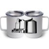 10 oz. White Stainless Steel Coffee Mug Thumbnail