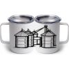 10 oz. White Stainless Steel Coffee Mug Thumbnail