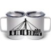 10 oz. White Stainless Steel Coffee Mug Thumbnail