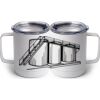 10 oz. White Stainless Steel Coffee Mug Thumbnail