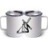10 oz. White Stainless Steel Coffee Mug Thumbnail