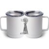 10 oz. White Stainless Steel Coffee Mug Thumbnail