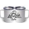 10 oz. White Stainless Steel Coffee Mug Thumbnail