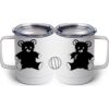 10 oz. White Stainless Steel Coffee Mug Thumbnail