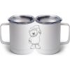 10 oz. White Stainless Steel Coffee Mug Thumbnail