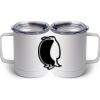 10 oz. White Stainless Steel Coffee Mug Thumbnail