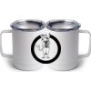 10 oz. White Stainless Steel Coffee Mug Thumbnail