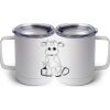 10 oz. White Stainless Steel Coffee Mug Thumbnail