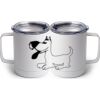 10 oz. White Stainless Steel Coffee Mug Thumbnail