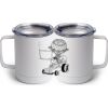 10 oz. White Stainless Steel Coffee Mug Thumbnail