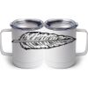10 oz. White Stainless Steel Coffee Mug Thumbnail