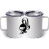 10 oz. White Stainless Steel Coffee Mug Thumbnail