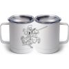 10 oz. White Stainless Steel Coffee Mug Thumbnail