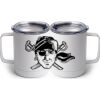 10 oz. White Stainless Steel Coffee Mug Thumbnail