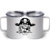 10 oz. White Stainless Steel Coffee Mug Thumbnail