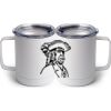 10 oz. White Stainless Steel Coffee Mug Thumbnail