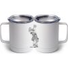 10 oz. White Stainless Steel Coffee Mug Thumbnail
