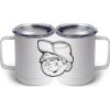 10 oz. White Stainless Steel Coffee Mug Thumbnail