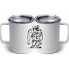 10 oz. White Stainless Steel Coffee Mug Thumbnail