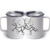 10 oz. White Stainless Steel Coffee Mug Thumbnail