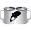10 oz. White Stainless Steel Coffee Mug Thumbnail