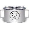 10 oz. White Stainless Steel Coffee Mug Thumbnail