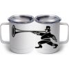 10 oz. White Stainless Steel Coffee Mug Thumbnail