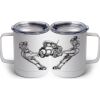 10 oz. White Stainless Steel Coffee Mug Thumbnail