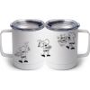 10 oz. White Stainless Steel Coffee Mug Thumbnail