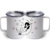 10 oz. White Stainless Steel Coffee Mug Thumbnail
