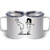 10 oz. White Stainless Steel Coffee Mug Thumbnail