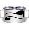 10 oz. White Stainless Steel Coffee Mug Thumbnail