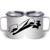 10 oz. White Stainless Steel Coffee Mug Thumbnail