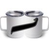 10 oz. White Stainless Steel Coffee Mug Thumbnail