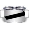 10 oz. White Stainless Steel Coffee Mug Thumbnail