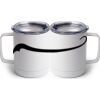 10 oz. White Stainless Steel Coffee Mug Thumbnail