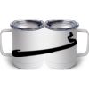 10 oz. White Stainless Steel Coffee Mug Thumbnail