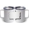 10 oz. White Stainless Steel Coffee Mug Thumbnail