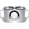10 oz. White Stainless Steel Coffee Mug Thumbnail