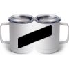 10 oz. White Stainless Steel Coffee Mug Thumbnail