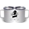 10 oz. White Stainless Steel Coffee Mug Thumbnail