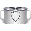 10 oz. White Stainless Steel Coffee Mug Thumbnail
