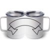 10 oz. White Stainless Steel Coffee Mug Thumbnail