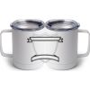 10 oz. White Stainless Steel Coffee Mug Thumbnail