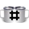 10 oz. White Stainless Steel Coffee Mug Thumbnail