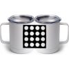 10 oz. White Stainless Steel Coffee Mug Thumbnail