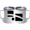 10 oz. White Stainless Steel Coffee Mug Thumbnail
