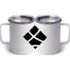 10 oz. White Stainless Steel Coffee Mug Thumbnail